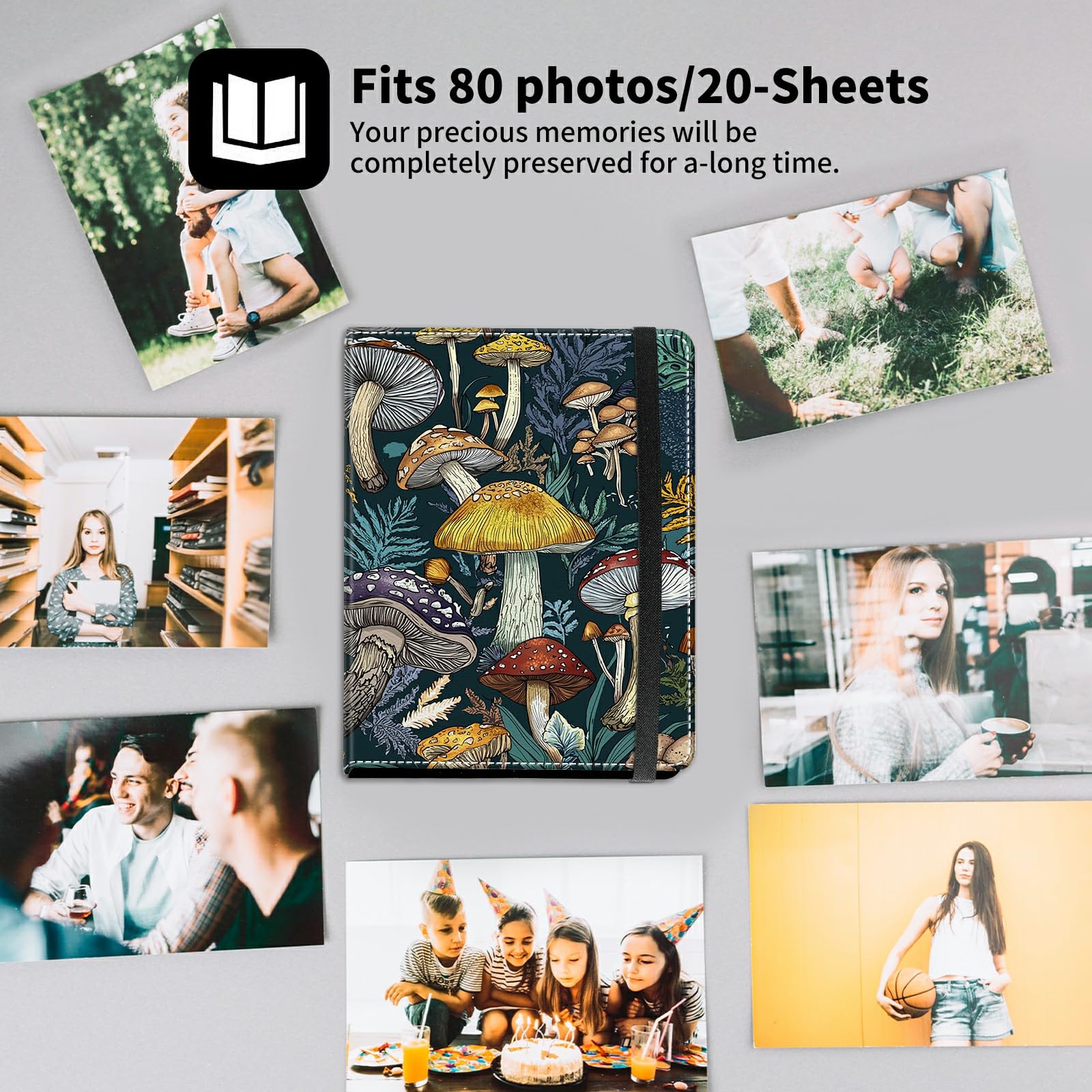 Amazon.com: Small Photo Album 3.5x5 Photos with Strong Elastic